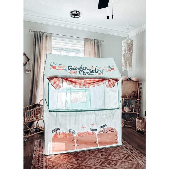 🧺 WEDNESDAYS ARE FOR THE MARKET! 🌽✨ Our Wednesday  Homegrown Garden Farmers Market Stall Playhouse Stand Tent Waldorf